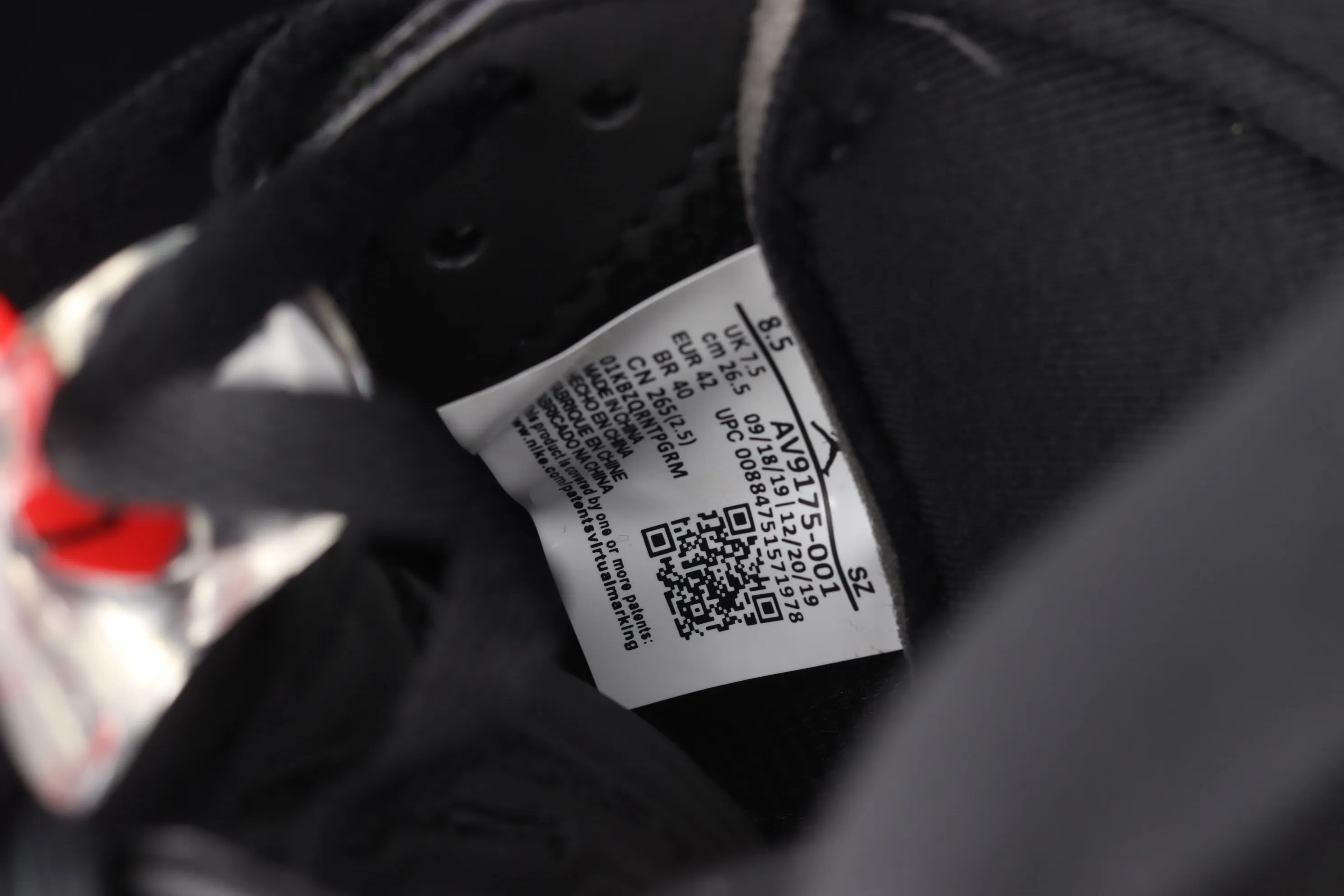 All categories Air Jordan Jordan series basketball shoes Air Jordan 5 G version Air Jordan 5 OG "Black Metallic" AJ5 Joe 5 black silver AV9175-001